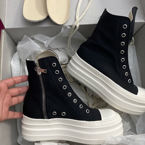 rick owen platform sneakers
